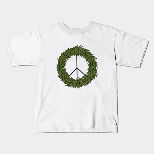 Peace Kids T-Shirt by HypatiaCreates